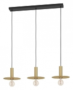 Подвесной светильник Eglo Escandell 900732 цвет плафона/подвески Латунь, цвет арматуры Черный