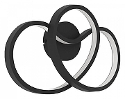 Накладной светильник Eglo Gianella 900949 цвет плафона/подвески Белый, Черный, цвет арматуры Черный