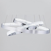 Подвесной светильник Eurosvet Posh 90176/3 хром цвет плафона/подвески Прозрачный, Медь, цвет арматуры Медь