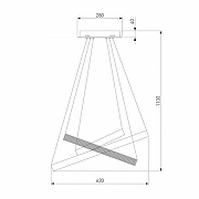 Подвесной светильник Eurosvet Posh 90176/3 хром цвет плафона/подвески Прозрачный, Медь, цвет арматуры Медь-6