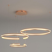 Подвесной светильник Eurosvet Gap 90180/3 золото цвет плафона/подвески Белый, Золото, цвет арматуры Золото