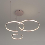 Подвесной светильник Eurosvet Gap 90180/3 сатин-никель цвет плафона/подвески Белый, Никель, цвет арматуры Никель-1