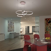 Подвесной светильник Eurosvet Gap 90180/3 сатин-никель цвет плафона/подвески Белый, Никель, цвет арматуры Никель-3