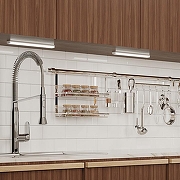 Модульный светильник Gauss Touch G 9023531235 цвет плафона/подвески Белый, цвет арматуры Серебро-2