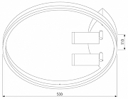 Накладной светильник Eurosvet Lum1nar1 90247/3 белый/хром Smart цвет плафона/подвески Белый, Хром, цвет арматуры Белый, Хром-2