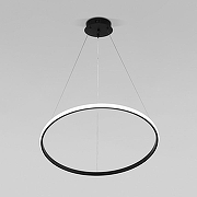 Подвесной светильник Eurosvet Collars 90264/1 черный цвет плафона/подвески Белый, Черный, цвет арматуры Черный-2