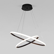 Подвесной светильник Eurosvet Collars 90264/2 черный цвет плафона/подвески Белый, Черный, цвет арматуры Черный-3