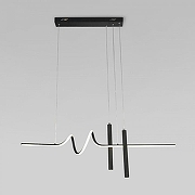 Подвесной светильник Eurosvet Brace 90267/2 черный цвет плафона/подвески Черный, цвет арматуры Черный-1