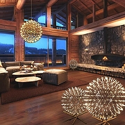 Торшер Loft it Raimond 9027-89F цвет плафона/подвески Хром, цвет арматуры Коричневый-3