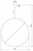 Подвесной светильник Eurosvet Element 90283/1 бронза цвет плафона/подвески Белый, цвет арматуры Бронза-3