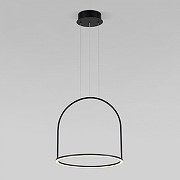 Подвесной светильник Eurosvet Over 90322/1 черный цвет плафона/подвески Черный, цвет арматуры Черный-1