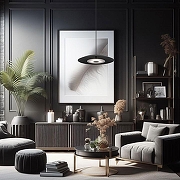 Подвесной светильник Eurosvet Kontur 90328/1 черный цвет плафона/подвески Черный, цвет арматуры Черный-3