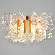 Накладной светильник Bogate's Farfalla 90377/1 цвет плафона/подвески Прозрачный, цвет арматуры Золото