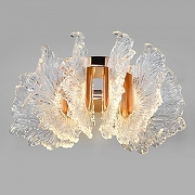 Накладной светильник Bogate's Farfalla 90377/1 цвет плафона/подвески Прозрачный, цвет арматуры Золото-1