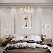 Накладной светильник Bogate's Farfalla 90377/1 цвет плафона/подвески Прозрачный, цвет арматуры Золото-3