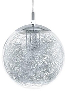 Подвесной светильник Eglo Luberio 93073 цвет плафона/подвески Серебро, Прозрачный, цвет арматуры Хром