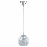 Подвесной светильник Eglo Luberio 93073 цвет плафона/подвески Серебро, Прозрачный, цвет арматуры Хром-1
