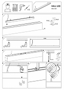 Подвесной светильник Nowodvorski Hall LED 9466 цвет плафона/подвески Белый, цвет арматуры Белый-1
