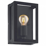 Накладной светильник Eglo Alamonte 1 94831 цвет плафона/подвески Прозрачный, цвет арматуры Черный