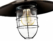 Светильник на штанге Eglo Melgoa 94863 цвет плафона/подвески Прозрачный, цвет арматуры Медь-1