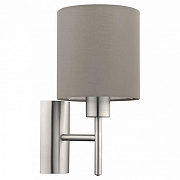 Бра Eglo Pasteri 94925 цвет плафона/подвески Белый, Серый, цвет арматуры Никель