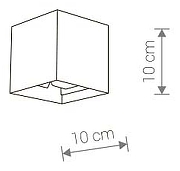 Накладной светильник Nowodvorski L1ma LED 9510 цвет плафона/подвески Белый, цвет арматуры Белый-2