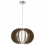 Подвесной светильник Eglo Stellato 3 95591 цвет плафона/подвески Белый, Коричневый, цвет арматуры Никель-1