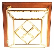 Накладной светильник Doge Luce 956 956/4PL-LN.D (Diffusore M) цвет плафона/подвески Прозрачный, Оранжевый, цвет арматуры Золото