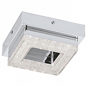 Накладной светильник Eglo Fradelo 95655 цвет плафона/подвески Прозрачный, цвет арматуры Хром