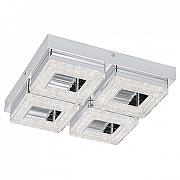 Накладной светильник Eglo Fradelo 95657 цвет плафона/подвески Прозрачный, цвет арматуры Хром