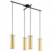 Подвесной светильник Eglo P1nto Gold 97653 цвет плафона/подвески Золото, цвет арматуры Черный