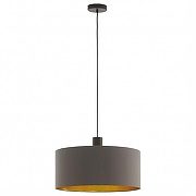 Подвесной светильник Eglo Concessa 1 97683 цвет плафона/подвески Желтый, Коричневый, цвет арматуры Коричневый-1