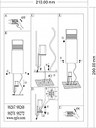 Ландшафтный светильник Eglo Don1nn1 1 98271 цвет плафона/подвески Белый, цвет арматуры Антрацит-1
