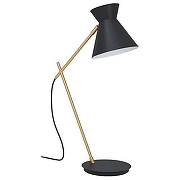 Настольная лампа офисная Eglo Amezaga 98864 цвет плафона/подвески Черный, цвет арматуры Черный