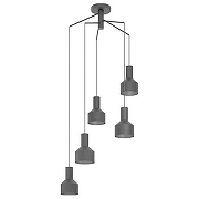Подвесной светильник Eglo Cas1bare 99553 цвет плафона/подвески Серый, цвет арматуры Серый