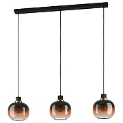 Подвесной светильник Eglo O1lella 99615 цвет плафона/подвески Коричневый, цвет арматуры Черный