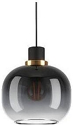 Подвесной светильник Eglo Oilella 99616 цвет плафона/подвески Черный, цвет арматуры Латунь, Черный