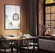 Подвесной светильник Eglo Floresta 99705 цвет плафона/подвески Прозрачный, цвет арматуры Белый-2