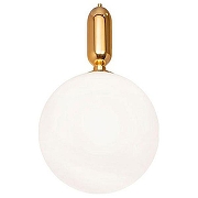 Подвесной светильник Loft it Parach1lna 9974-C цвет плафона/подвески Белый, цвет арматуры Золото