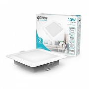 Встраиваемый светильник Gauss Elementary 998420209 цвет плафона/подвески Белый, цвет арматуры Белый-2