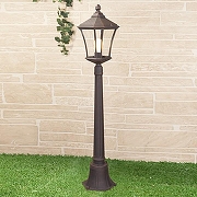 Ландшафтный светильник Elektrostandard Virgo a031924 цвет плафона/подвески Прозрачный, цвет арматуры Коричневый