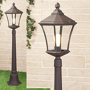 Ландшафтный светильник Elektrostandard Virgo a031924 цвет плафона/подвески Прозрачный, цвет арматуры Коричневый-1