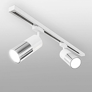 Светильник на штанге Elektrostandard Avantag a047018 цвет плафона/подвески Белый, Хром, цвет арматуры Белый