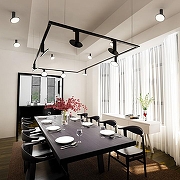 Светильник на штанге Elektrostandard Brain a047378 цвет черный-3