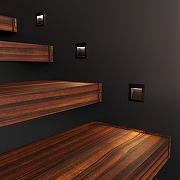 Встраиваемый светильник Elektrostandard Step 6 a049744 цвет плафона/подвески Черный, цвет арматуры Черный-1