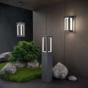 Светильник на штанге Elektrostandard Frame a051856 цвет плафона/подвески Серый, цвет арматуры Серый-4