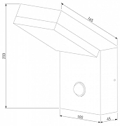 Накладной светильник Elektrostandard Sensor a053946 цвет плафона/подвески Белый, цвет арматуры Черный-2