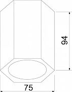 Накладной светильник Elektrostandard 25036/LED a055857 цвет плафона/подвески Серебро, Черный, цвет арматуры Черный-1