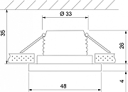 Встраиваемый светильник Elektrostandard 15271/LED a056026 цвет Белый-5