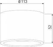 Накладной светильник Elektrostandard L1ght LED a057471 цвет плафона/подвески Белый, цвет арматуры Белый-2